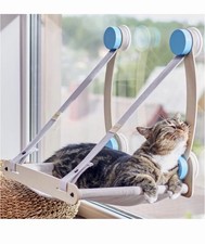 Chasing Tails Cat Tent & Perch for Windows, 2 Layouts, Plastic Fabric