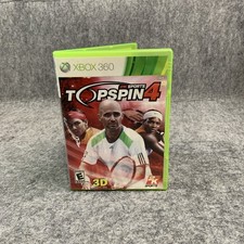 Top Spin 4 Microsoft Xbox 360 Complete in Box With Manual
