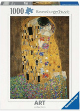 NEW RAVENSBURGER 1000 Pieces Jigsaw Puzzle Art Collection Gustav Klimt The Kiss