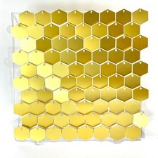 12/16/18pcs Hexagonal Sequin Backdrop Panels for Wedding Birthday Party