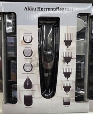 Tim Home Haarschneideset Akku Herren Trimmer 5 K&ouml;pfe K&auml;mme 3-12mm
