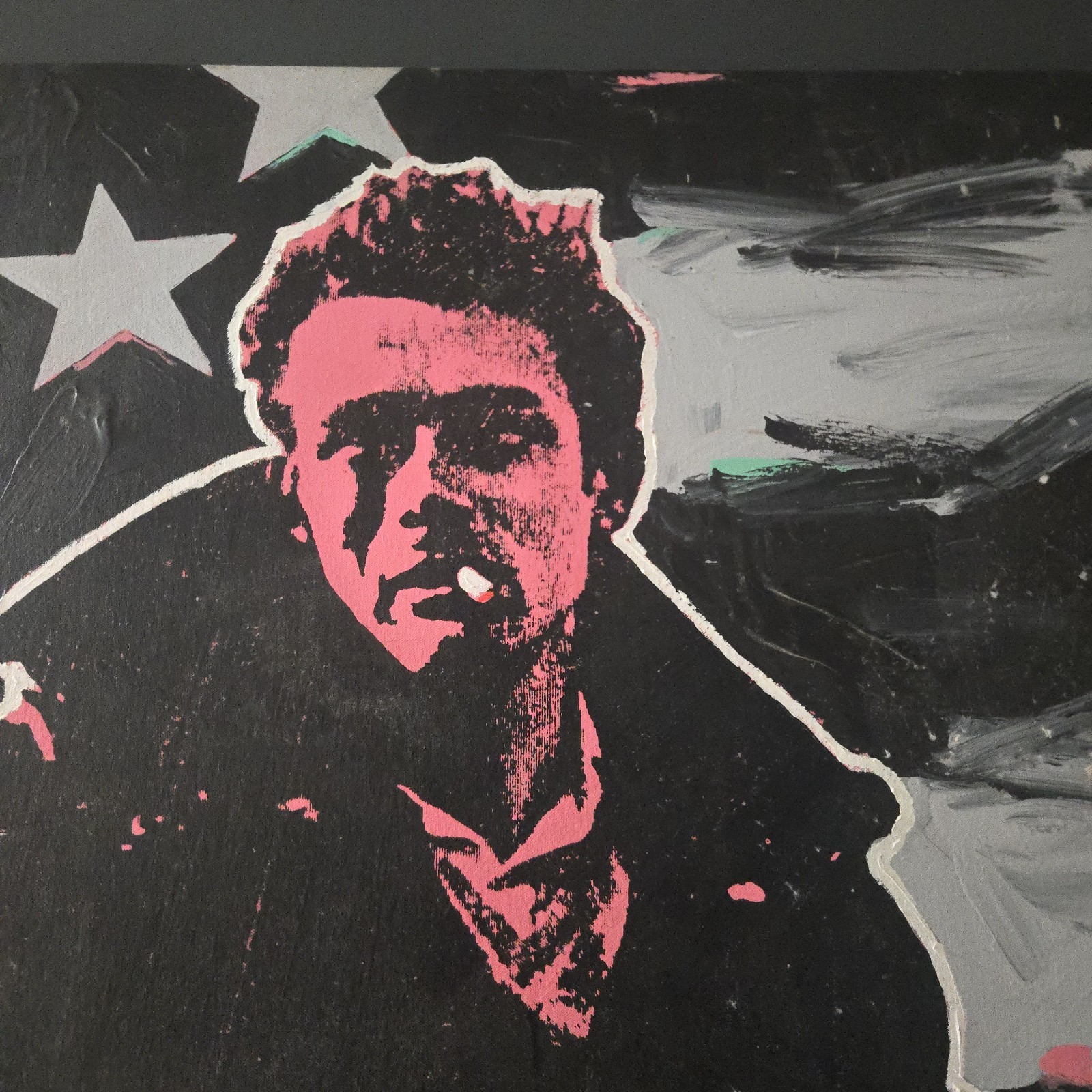 ​John Stango Original Painting James Dean Pop Art Oil Acrylic Canvas Signed 2010 image 3