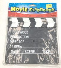 New Movie Clap Board Hollywood Director Film Slate Cut Action Scene Prop Video