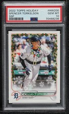 2022 Topps Holiday Mega Box Variation Spencer Torkelson PSA 10 GEM MT 0z5y