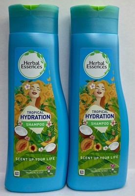 2 Pcs Herbal Essences Tropical Hydration Shampoo 400ml Each Bottle