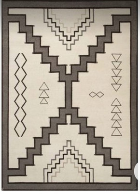 5x8 Ft Handwoven Wool Navajo Throw Blanket rug Tapestry Rug Throw Blanket Rug
