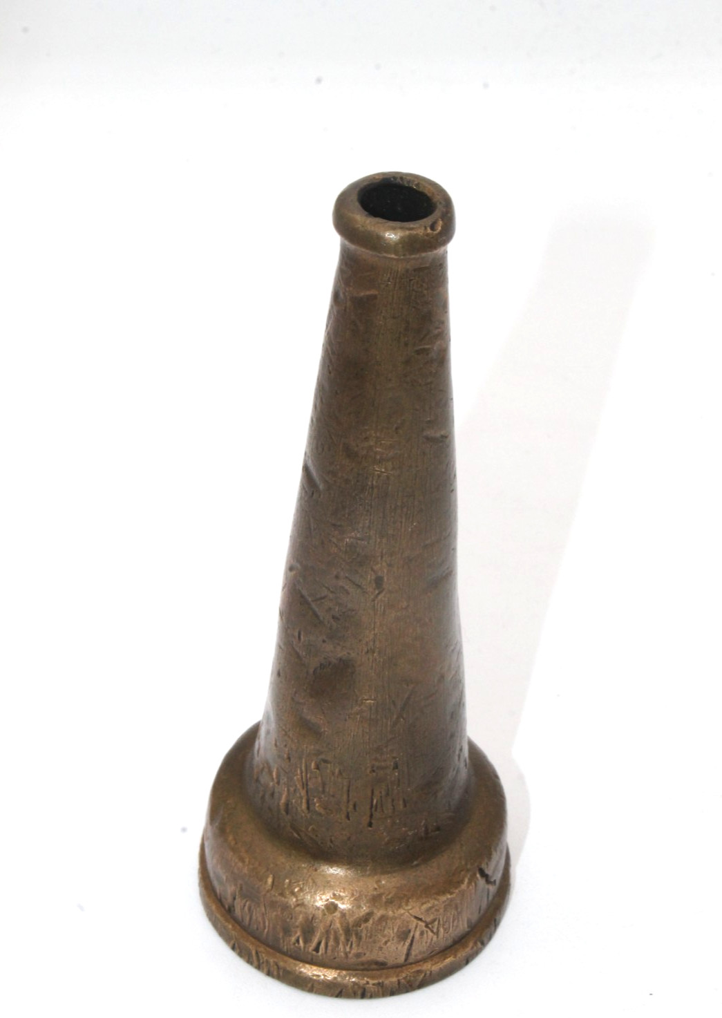 Antique Brass Tapered Fire Hose Nozzle Vintage Steampunk