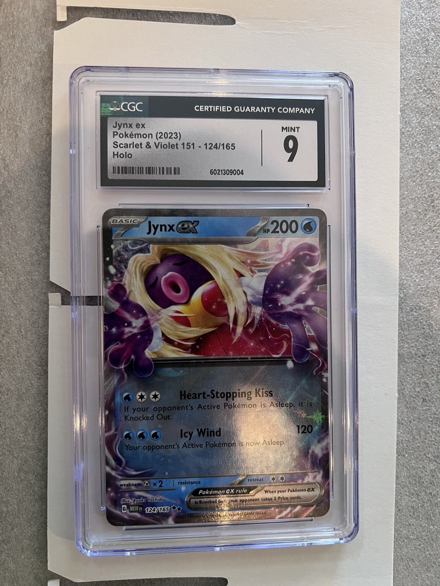 rare jynx pokemon card Jynx ex - 124/165 151 Double Rare Pokemon