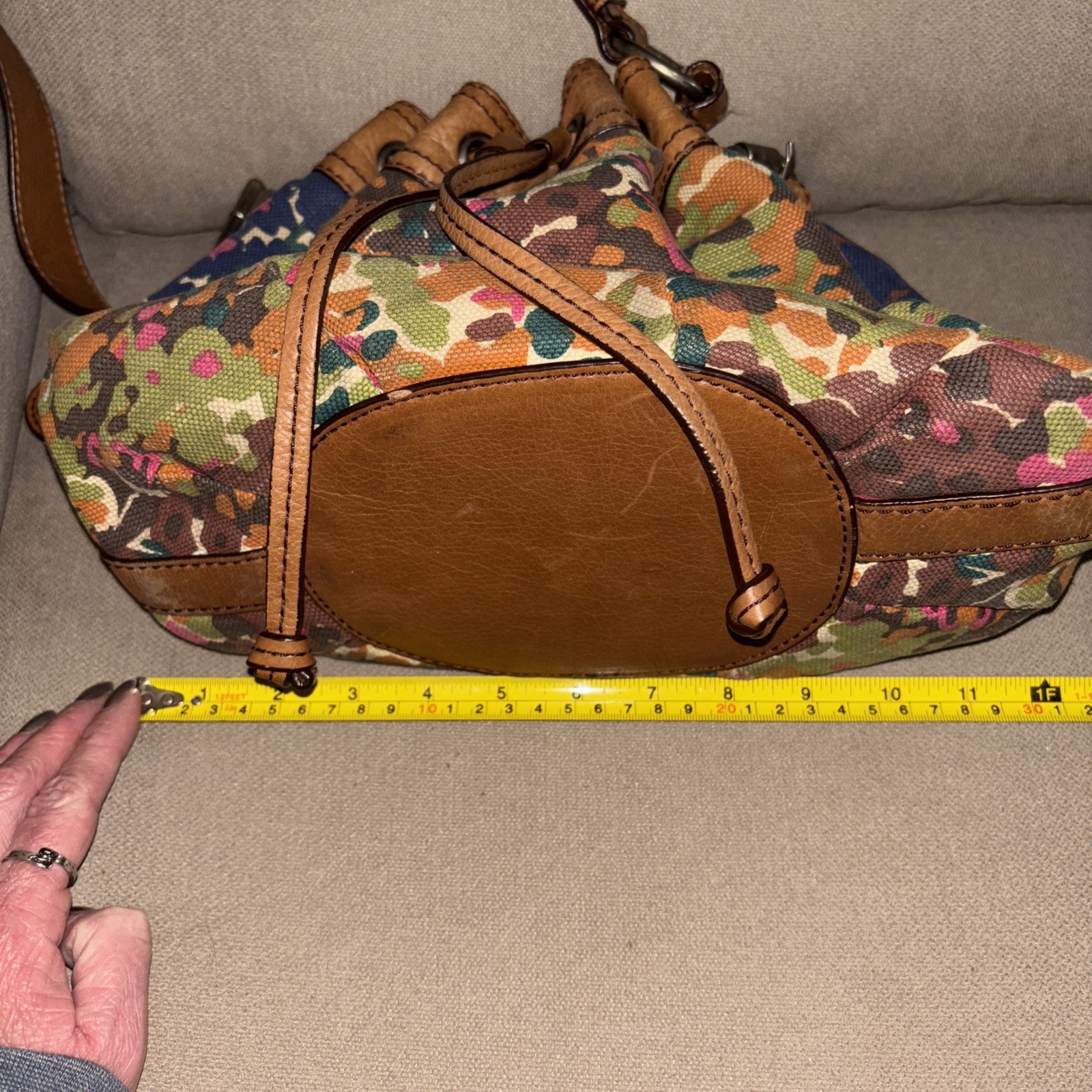Fossil Maddox Drawstring Multicolored Camouflage … - image 8