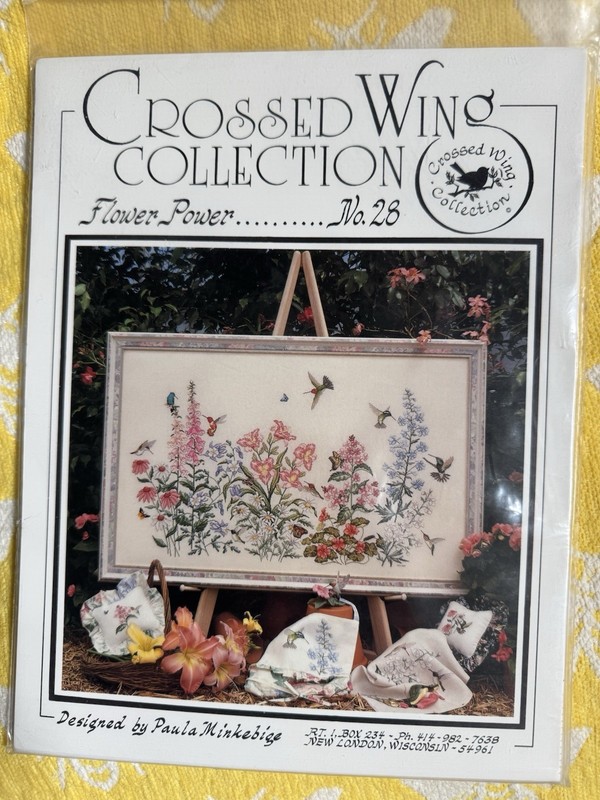 Flower Power.....No. 28 - Crossed Wing Collection by Paula Minkebige - NEW