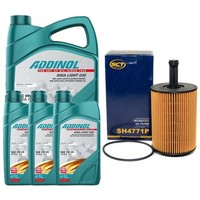 MotoröL Set 0W-30 Giga Light 030 8 Liter + ÖLfilter FüR VW Transporter V 2.5 TDI