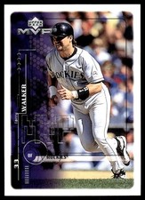 Larry Walker 1999 Upper Deck MVP #73 Rockies MLB READ FREE SHIPPING AutographDen