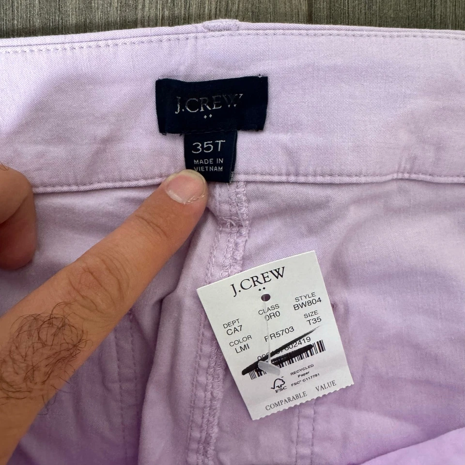 Calça J Crew Lizzie cintura alta bolso perna larga feminina EUA 35 de altura - Imagem 4 de 4