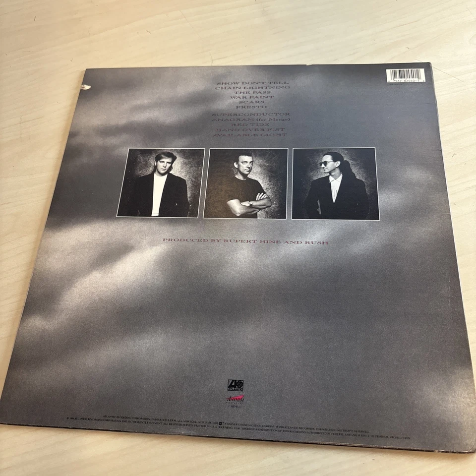 RUSH~Presto~1989 Vinyl LP~Plays GREAT~Sleeve VG - Bild 2 von 4