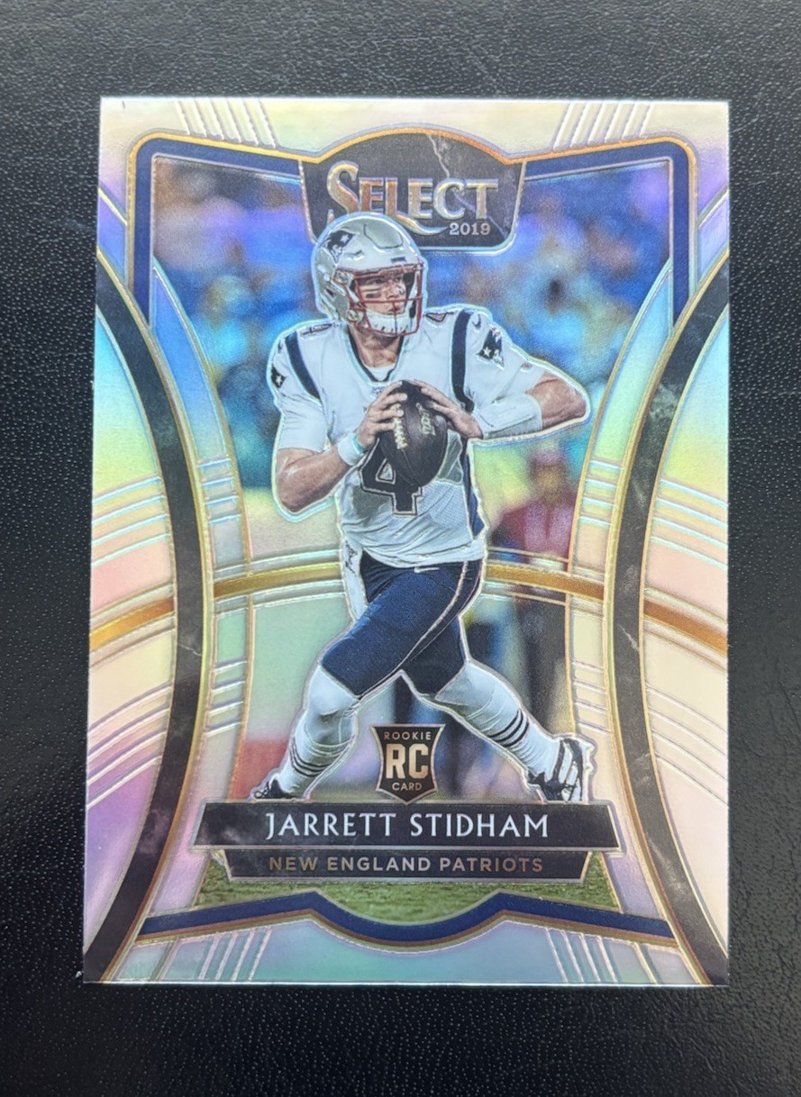 2019 Jarrett Stidham Select Silver Premier Level RC #115 Broncos