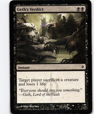 Geth's Verdict C New Phyrexia 61 NPH