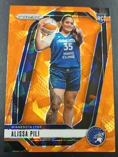 2024 Panini Prizm WNBA #150 Alissa Pili Ice Orange Prizms Lynx