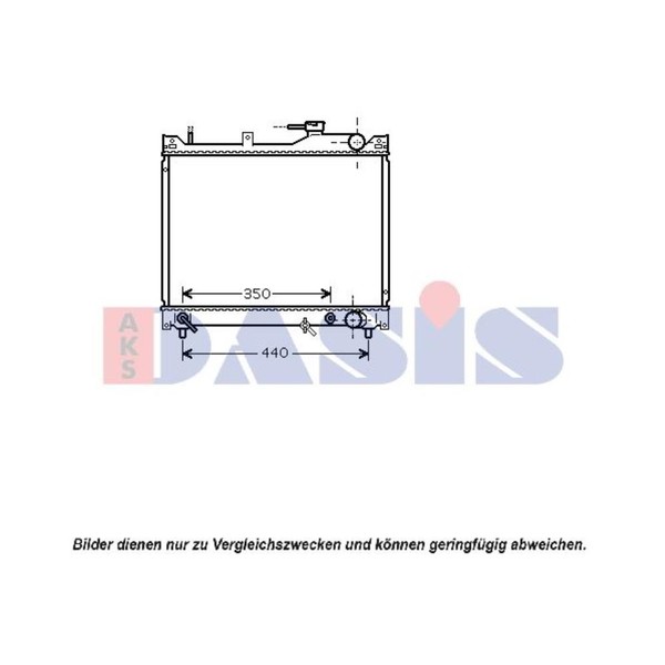 Aks Dasis WasserküHler MotorküHler FüR Suzuki Grand Vitara I Ft Gt 1.6 4X4-image