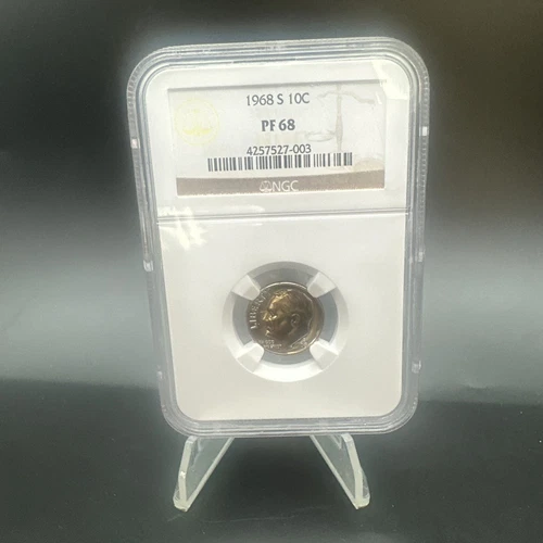 1968 S 10C Roosevelt Dime - Proof NGC PF 68