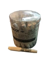 VISCOT 1440 Skin Scribe Non Sterile WHITE Ink Tattoo Piercing Pen Price Per 30