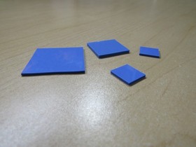 Sega Dreamcast Replacement Thermal Pads 1mm Thickness 1 Set Brand New!!