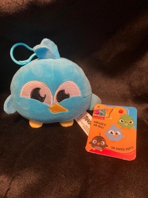 NEU ANGRY BIRDS JAY BLUES SQUASHY PODGIES STOFFTIER TASCHE CLIP AUF STRUMPF FÜLLER