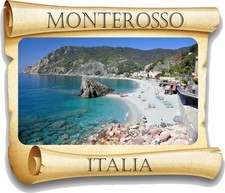 Monterosso Papyrus Aufkleber / Hoch Auflösung Vinyl Wasserfest