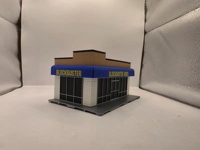 BLOCKBUSTER ASSEMBLED PRINT ON DEMAND S SCALE BUILDING/DIORAMA