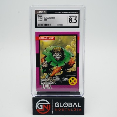 Toad #65 X Men Series 1 Marvel Impel 1992 POP 1 CGC 8.5