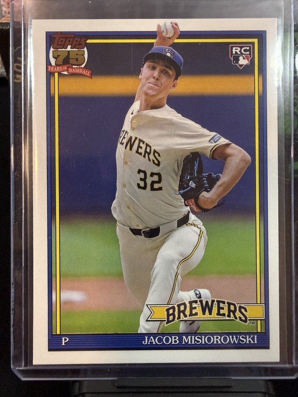 Jacob Misiorowski RC Topps 2026 75 Years Of Baseball