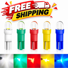 10pcs T5 Led Car Bulbs W1.2w W2.3w Bright Dashboard Instrument Signal Light