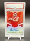 2017 Panini XR Patrick Mahomes Rookie RC PSA 9 Auto Red Patch /15 RPA Chiefs