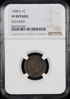 1908-S Indian Head Cent NGC VF Details Cleaned