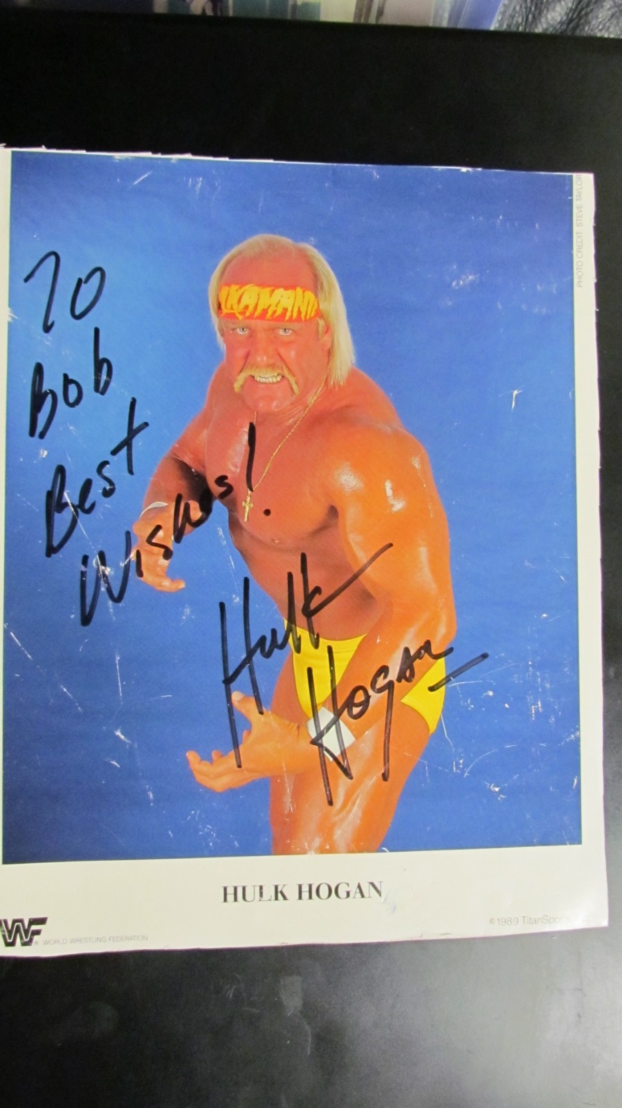 Hulk Hogan Signed Photo PSA Certified 