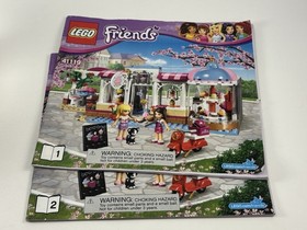 LEGO FRIENDS: Heartlake Cupcake Cafe (41119) COMPLETE- Instructions
