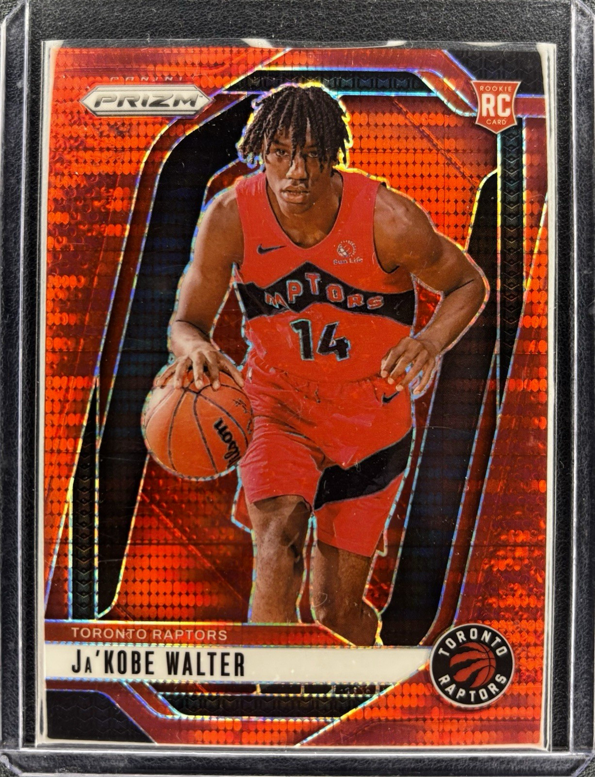 JA'KOBE WALTER (RC) #223 RED PULSAR PRIZM /75 2024-25 Panini Prizm MINT / BETTER
