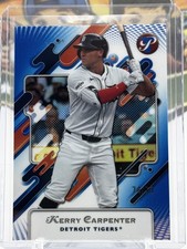 2025 Topps Pristine - Kerry Carpenter #145 Blue Refractor /75