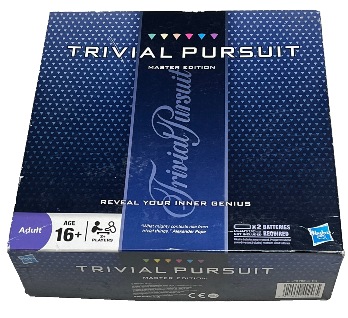 TRIVIAL PURSUIT ELECTRONIC GAME : Rare 2009 Master Edition - Contents In Vgc