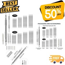 Watch Strap Replacement Tool Kit - 32PCS Heavy Duty Stainless Pins & Accessories