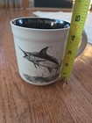 Bass Pro Shops 2025 Blue Marlin Cream 16oz Stoneware Coffee Mug Cub By Hunter — photo 8