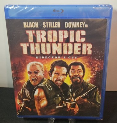 TROPIC THUNDER New Blu-ray Directors Cut Ben Stiller Jack Black Robert Downey Jr