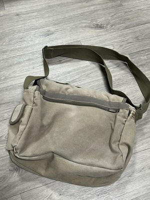 Vintage Diesel Canvas Messenger Bag Shoulder Crossbody Khaki Green