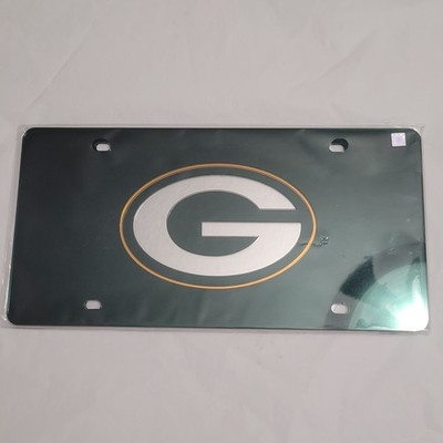 NIP Wincraft Green Bay Packers NFL Green Laser Tag License Plate