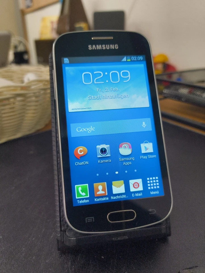 Samsung Galaxy Trend Lite GT-S390 Midnight black, Foto 1 von 5
