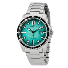 Citizen Marine 1810 Eco-Drive Turquoise Dial Men's Watch AW1816-89L
