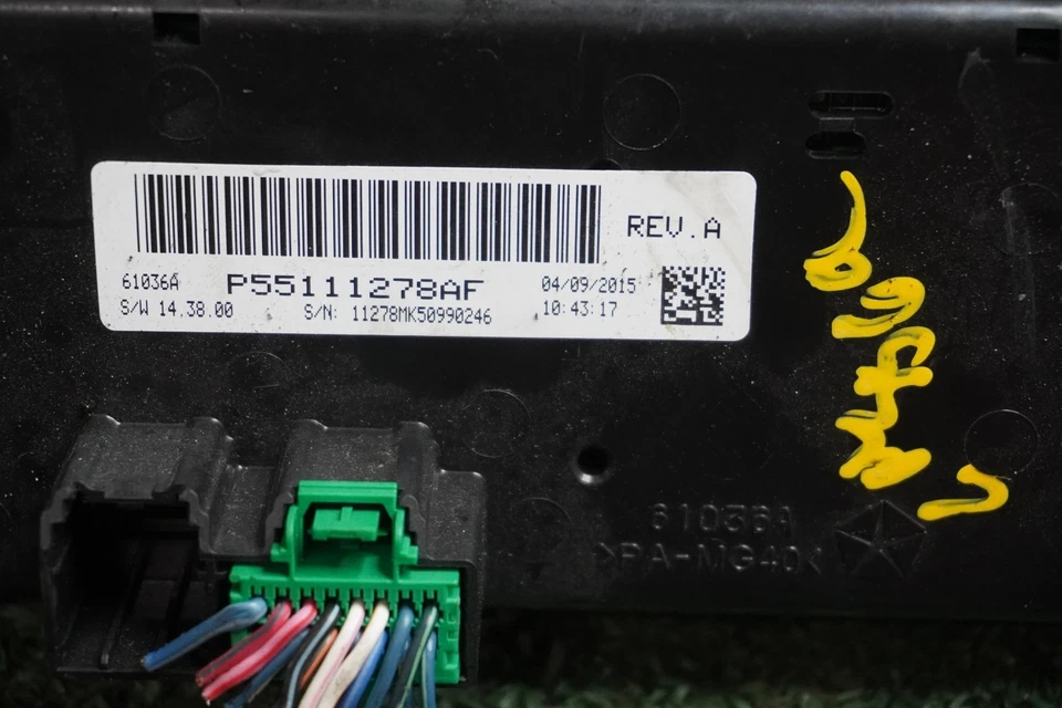 2013 2014 2015 2016 JEEP PATRIOT TEMPERATURE AC Control PANEL OEM 55111278AF - Image 3 of 4