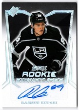 2021-22 Upper Deck SPx Rookie Signatures RASMUS KUPARI #SPXR-RK LA Kings RC Auto