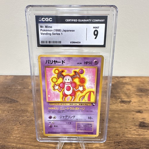 Japanese Vending Series Pokemon Mr Mime CGC 9