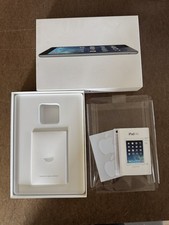 Apple iPad Air A1474 1st Generation, 16GB, Wi-Fi, 9.7" Silver Box Manual Decals