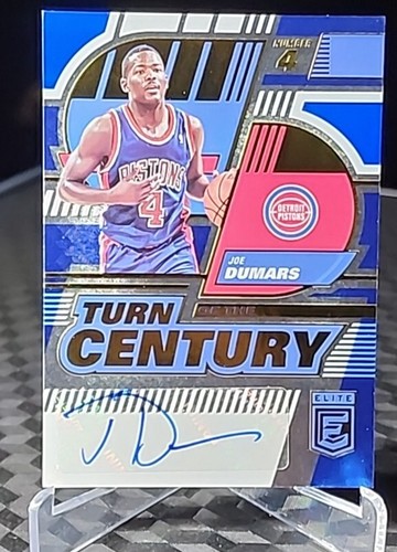 PISTÓN AUTÓGRAFO JOE DUMARS AUTO 25/08 2022-23 PANINI ELITE CAMBIO DE SIGLO - Imagen 2 de 5
